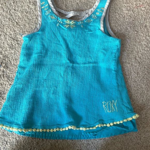 Roxy Kids Blue Sleeveless Top 5T - Picture 1 of 3